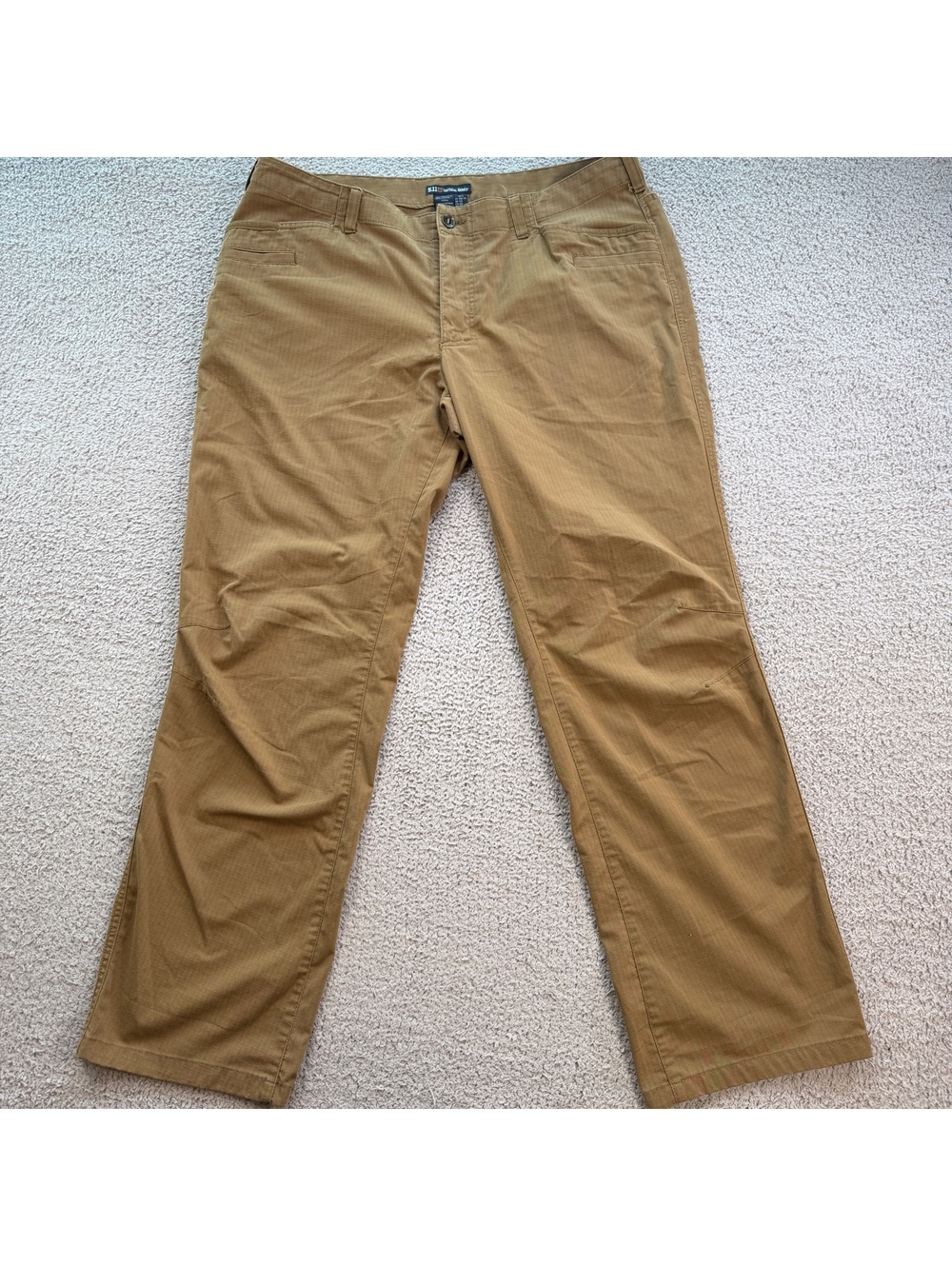 5.11 Tactical Series Khaki Cargo Pants 40x34 Outdoor Workwear Hiking